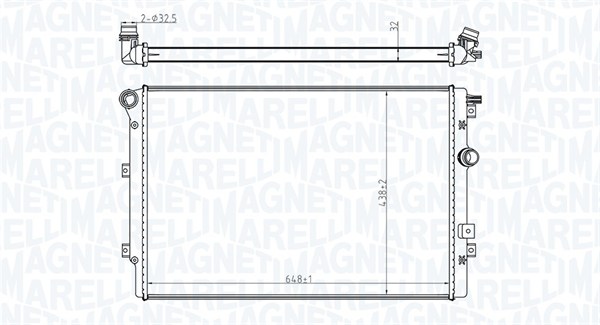 Radiateur Magneti Marelli 350213196800