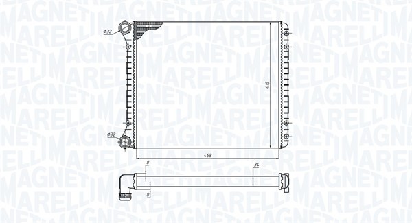 Radiateur Magneti Marelli 350213198900