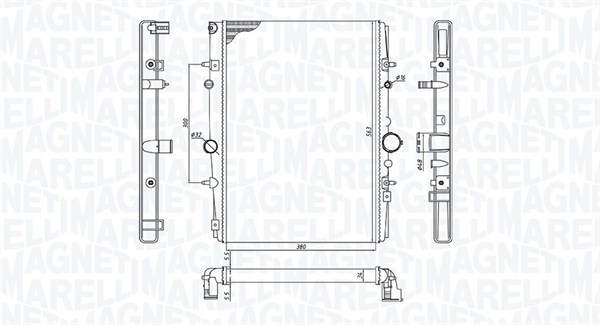 Magneti Marelli Radiateur 350213199400