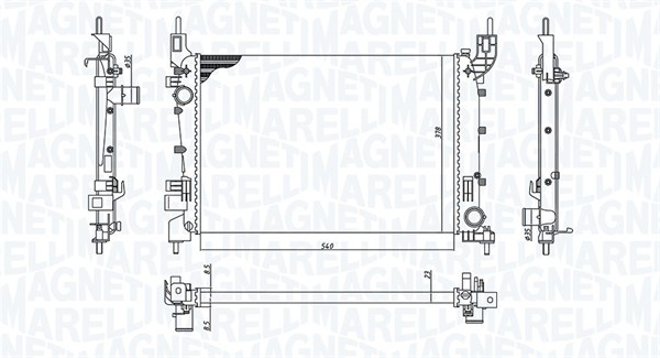 Radiateur Magneti Marelli 350213200400