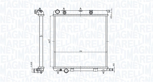 Magneti Marelli Radiateur 350213819000