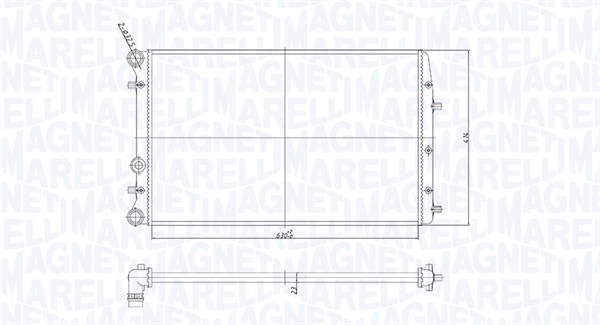 Radiateur Magneti Marelli 350213841000