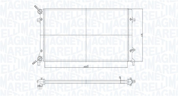 Radiateur Magneti Marelli 350213853000