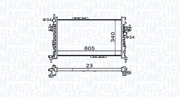 Radiateur Magneti Marelli 350213977000