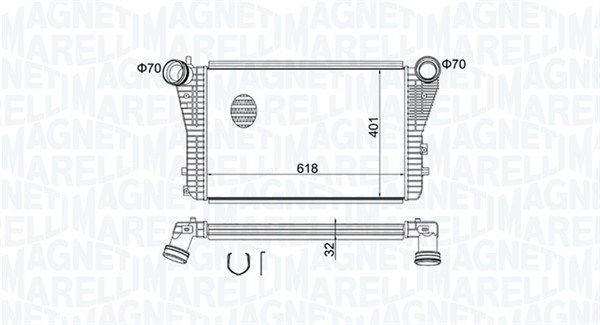 Interkoeler Magneti Marelli 351319204030