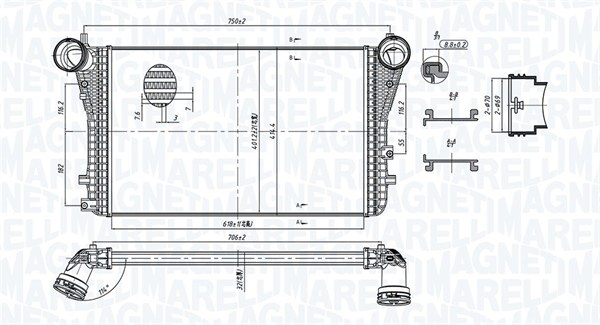 Interkoeler Magneti Marelli 351319204040