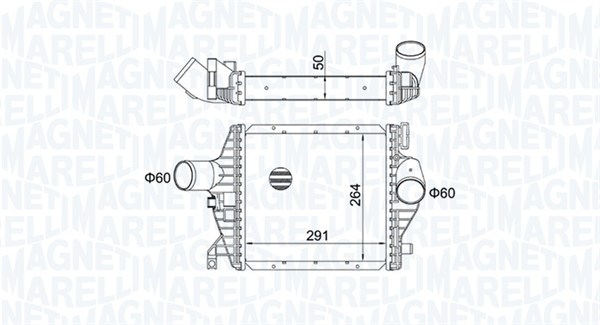 Interkoeler Magneti Marelli 351319204220