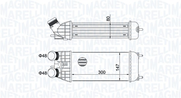 Interkoeler Magneti Marelli 351319204470