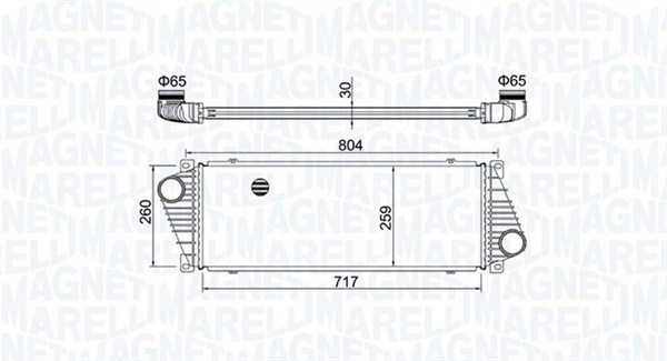 Interkoeler Magneti Marelli 351319205020