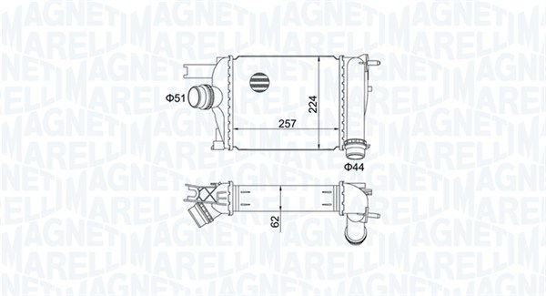 Interkoeler Magneti Marelli 351319205170