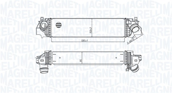 Interkoeler Magneti Marelli 351319205560