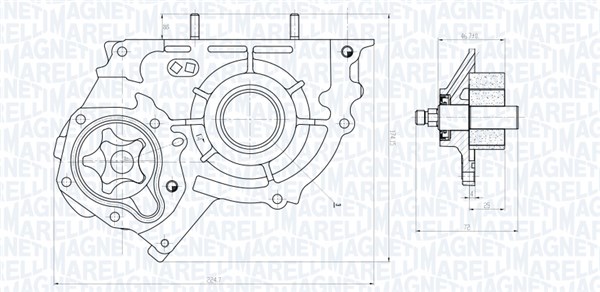 Oliepomp Magneti Marelli 351516000003