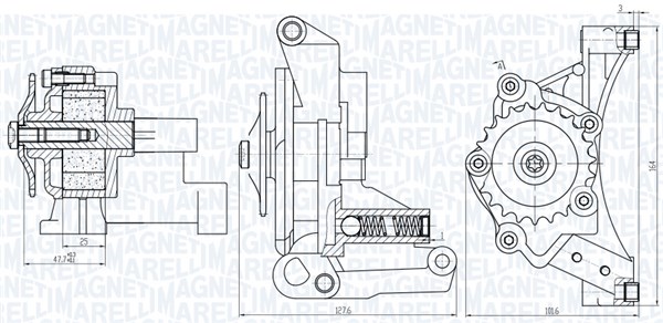 Oliepomp Magneti Marelli 351516000029
