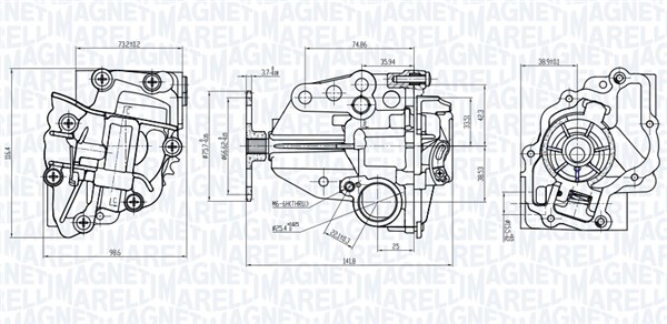 Oliepomp Magneti Marelli 351516000056
