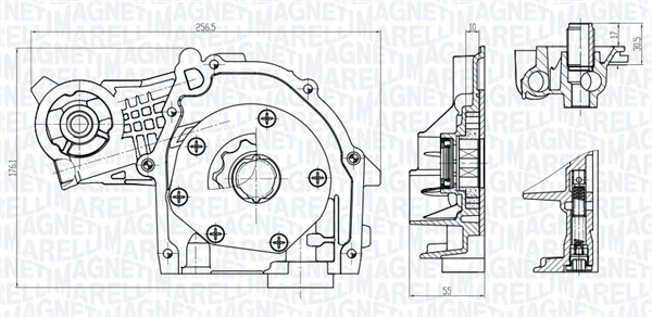 Oliepomp Magneti Marelli 351516000063