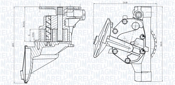 Oliepomp Magneti Marelli 351516000101