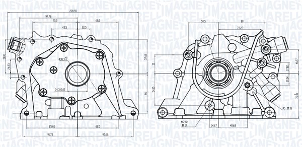 Oliepomp Magneti Marelli 351516000127