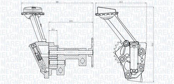 Oliepomp Magneti Marelli 351516000144