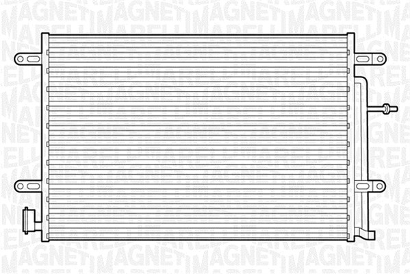 Airco condensor Magneti Marelli 350203240000