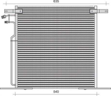 Airco condensor Magneti Marelli 350203283000