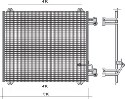 Airco condensor Magneti Marelli 350203375000