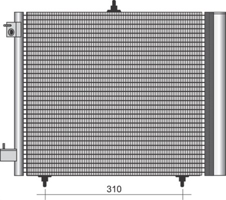 Airco condensor Magneti Marelli 350203384000