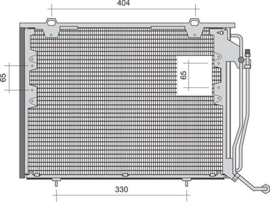 Airco condensor Magneti Marelli 350203485000