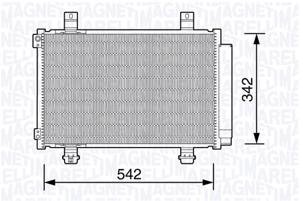 Airco condensor Magneti Marelli 350203673000