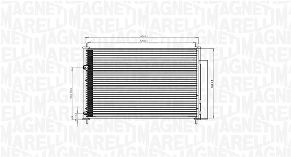 Magneti Marelli Airco condensor 350203767000