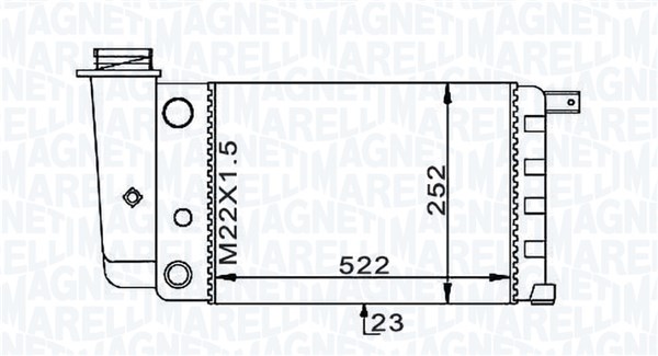 Radiateur Magneti Marelli 350213101000