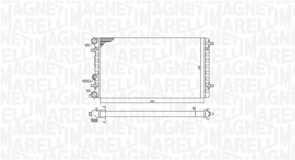 Radiateur Magneti Marelli 350213105100