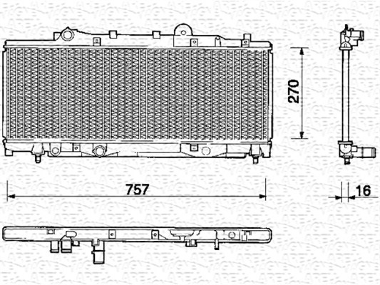 Radiateur Magneti Marelli 350213115000
