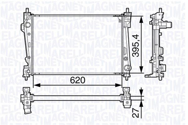 Radiateur Magneti Marelli 350213131300