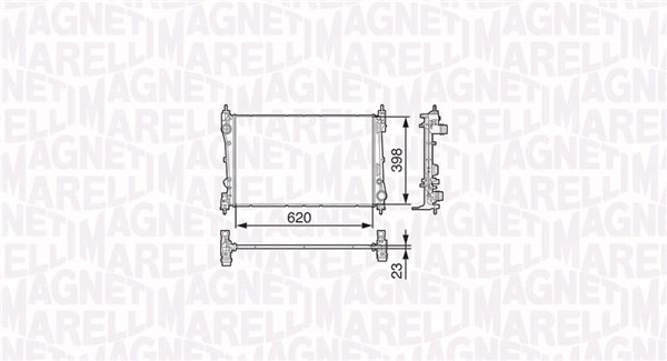 Radiateur Magneti Marelli 350213131600