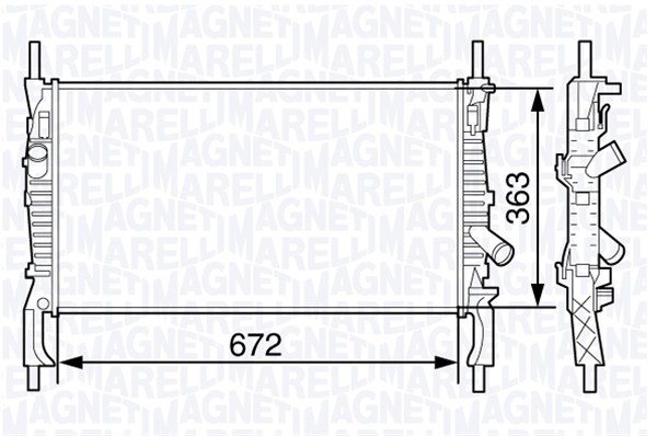 Radiateur Magneti Marelli 350213131800