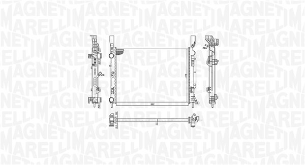 Radiateur Magneti Marelli 350213142600