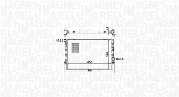 Radiateur Magneti Marelli 350213156200