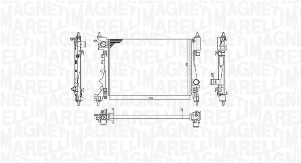 Magneti Marelli Radiateur 350213157900