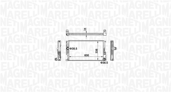 Magneti Marelli Radiateur 350213159600