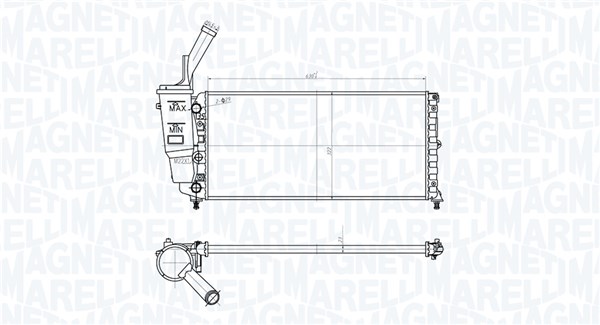 Magneti Marelli Radiateur 350213161000
