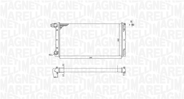 Radiateur Magneti Marelli 350213168000