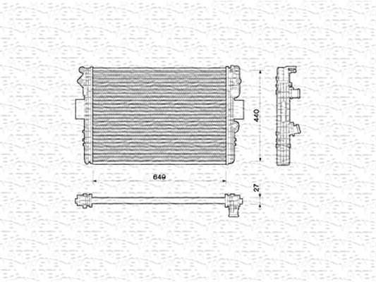 Radiateur Magneti Marelli 350213169000