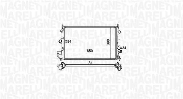 Radiateur Magneti Marelli 350213173700