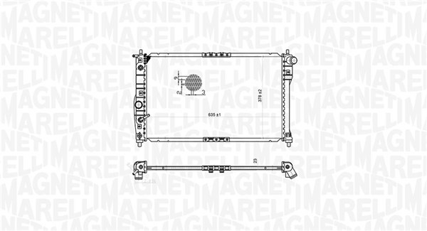 Radiateur Magneti Marelli 350213175600