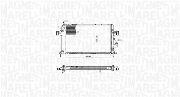 Radiateur Magneti Marelli 350213176700