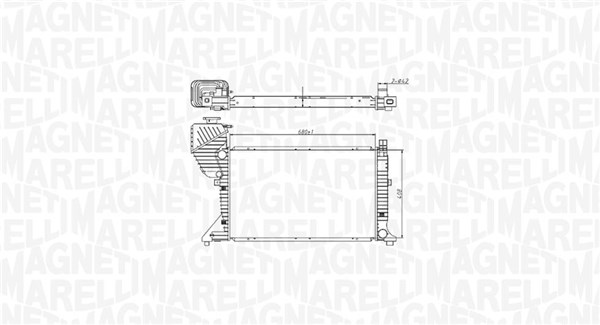 Radiateur Magneti Marelli 350213177400