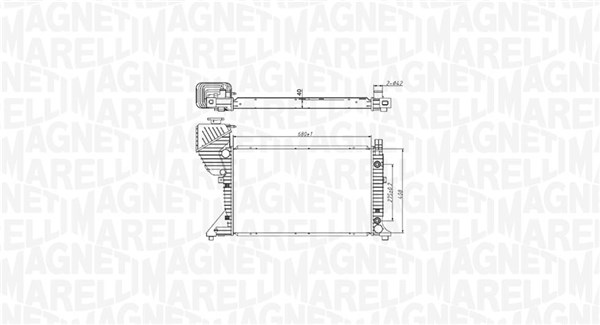 Radiateur Magneti Marelli 350213177500