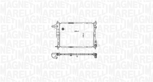 Radiateur Magneti Marelli 350213177900