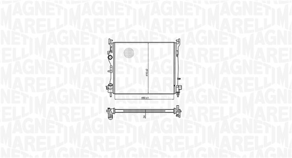 Radiateur Magneti Marelli 350213179300