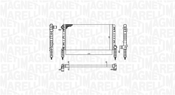 Radiateur Magneti Marelli 350213180000